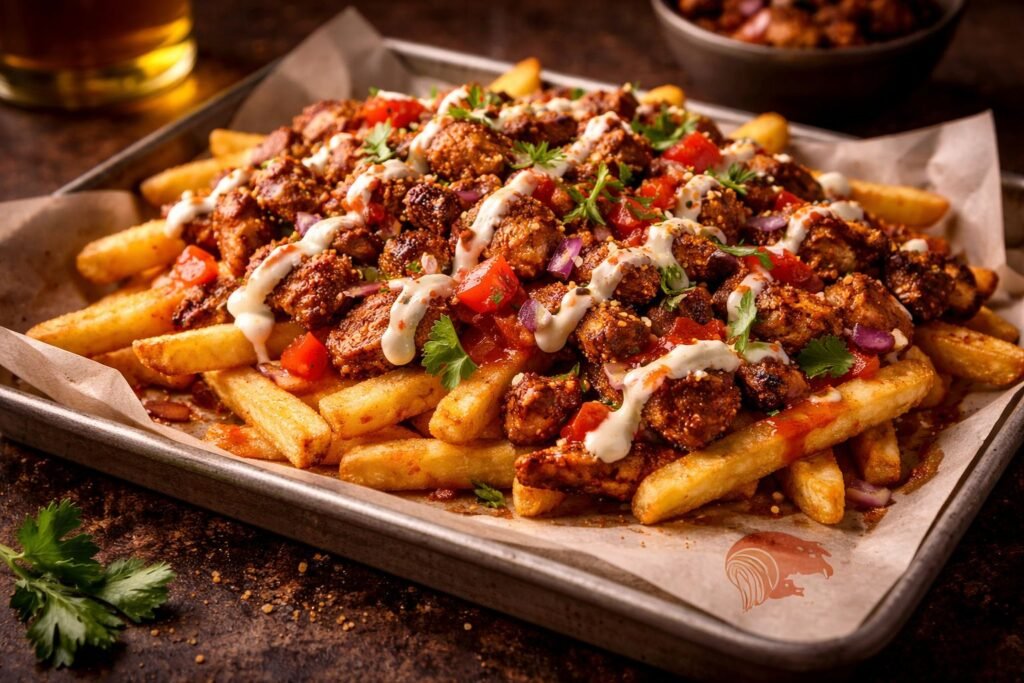 Shawarma loaded fries
